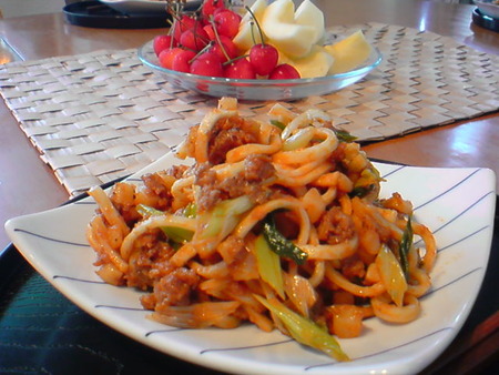 父の直伝懐かし焼きそば・・・