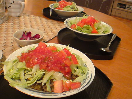 我が家のタコライス