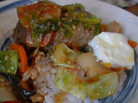 休日お昼ごはん。