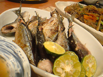秋刀魚のフライパンde塩焼き