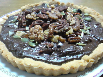 チョコタルト作りました♪