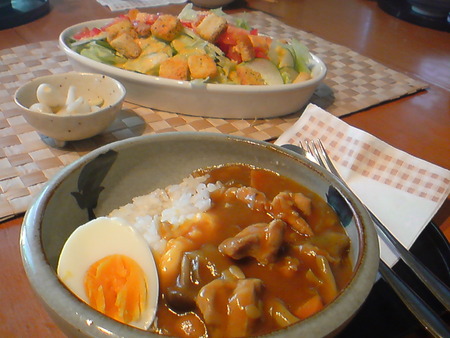 ナーベーラー入りチキン☆カレー