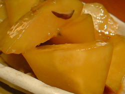 パパイヤと鶏ササミの治部煮。