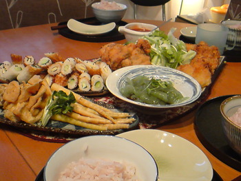 竹輪のチーズ＆きゅうり詰め。