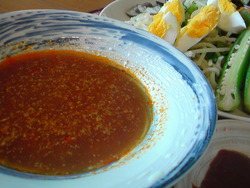 冷やし野菜坦々麺ランチ