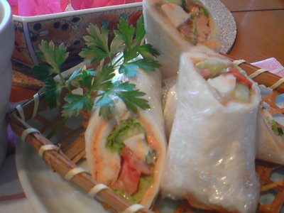 ロールサンドな朝ご飯