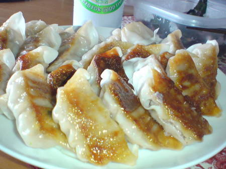 上手に焼けた餃子♪
