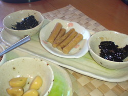 佃煮で簡単朝ごはん♪