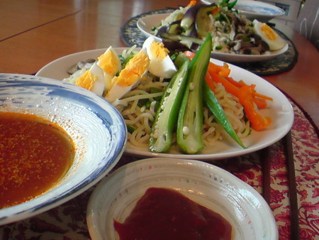冷やし野菜坦々麺ランチ