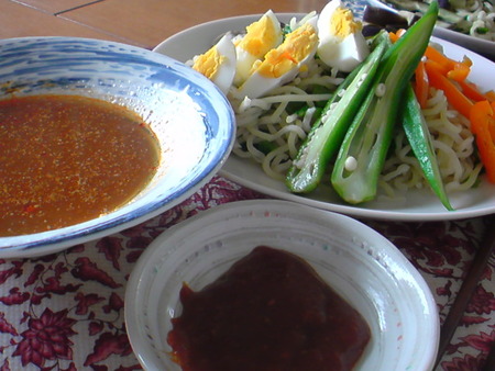 冷やし野菜坦々麺ランチ