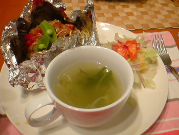 セロリと玉ねぎのスープ