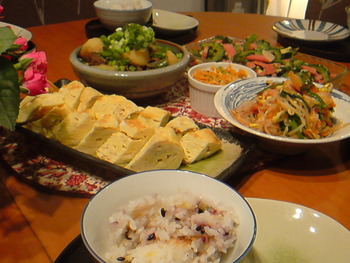 Ｔｈｅ　おうち的な晩ごはん。