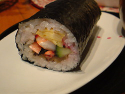 恵方巻き。我が家風