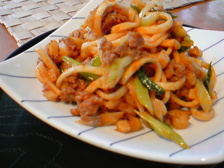 父の直伝懐かし焼きそば・・・
