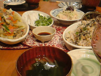 牛肉アスパラ炒飯作りました♪