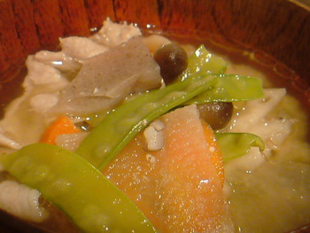 金目鯛のアラ炊き。（つづき・・）