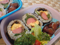 海苔巻き弁当♪