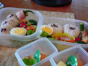 秋の遠足弁当♪