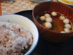 だしまきたまごの朝ごはん。