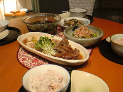 肉豆腐でお夕飯。