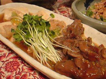 肉豆腐。