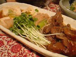 肉豆腐でお夕飯。