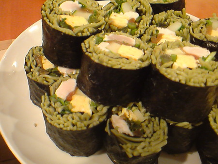 茶そば寿司
