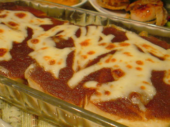 豆腐のカレーチーズ焼き