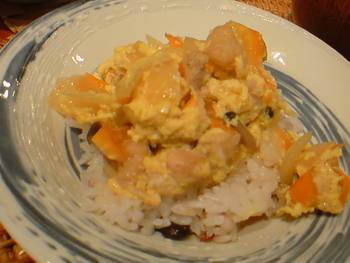 親子丼とサービス♪
