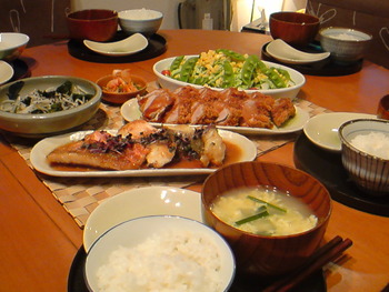 赤魚の生姜焼き。