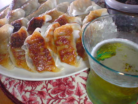 上手に焼けた餃子♪