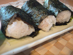 海苔巻き朝ごはん