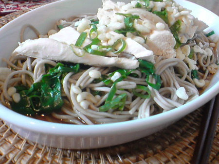 いただいたお蕎麦でランチ☆
