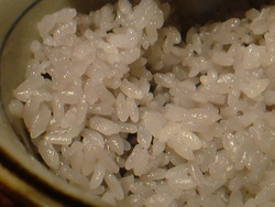 黒豆ごはんとしじみ汁と・・・。