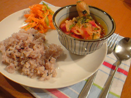にんじんとセロリのサラダ♪