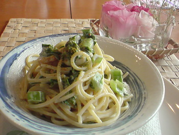 チキナーのクリームチーズパスタ☆