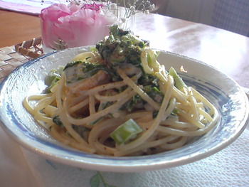 チキナーのクリームチーズパスタ☆