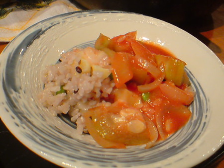 あるもので・・・混ぜご飯