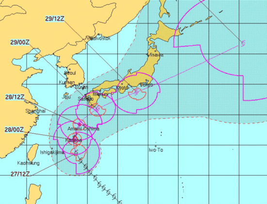 天気図 米軍