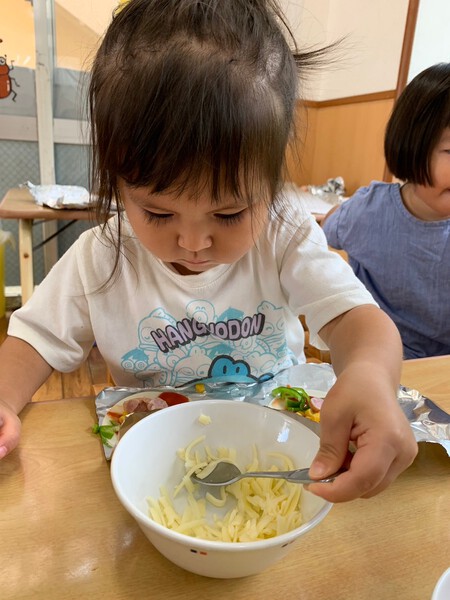 食育⭐︎クッキング⭐︎ミニピザ