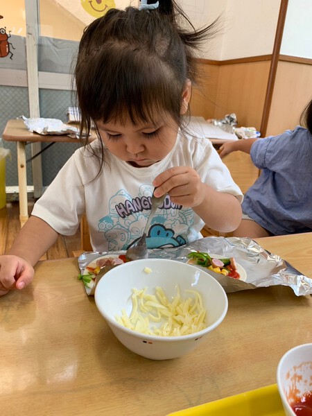 食育⭐︎クッキング⭐︎ミニピザ