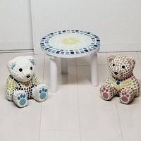タイルクラフト～ミニテーブル＆壁掛け時計～ 2019/02/24 22:47:23