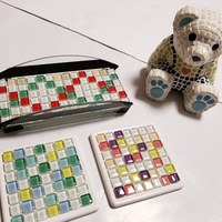 ガラスコースター＆おしぼりトレー 2019/01/05 22:32:09