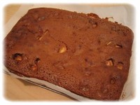 チョコバナナブラウニー