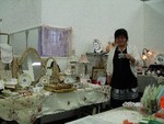 骨董市の様子