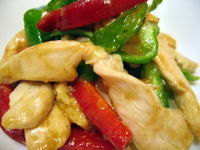 鶏むね肉とピーマンのソース炒め 2007/09/07 17:18:41