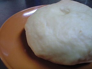 ピザとサーモン