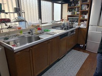 【リフォームの図書館・浦添店】沖縄市美原T様邸　キッチン・洗面化粧台取替工事　その2