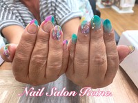鮮やかネイル 2019/06/25 10:26:48