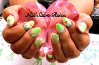 グリーン系NAIL 2018/07/07 12:51:10